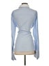 La' Ros Blue Long Sleeve Blouse Size S - photo 2