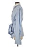 La' Ros Blue Long Sleeve Blouse Size S - photo 5