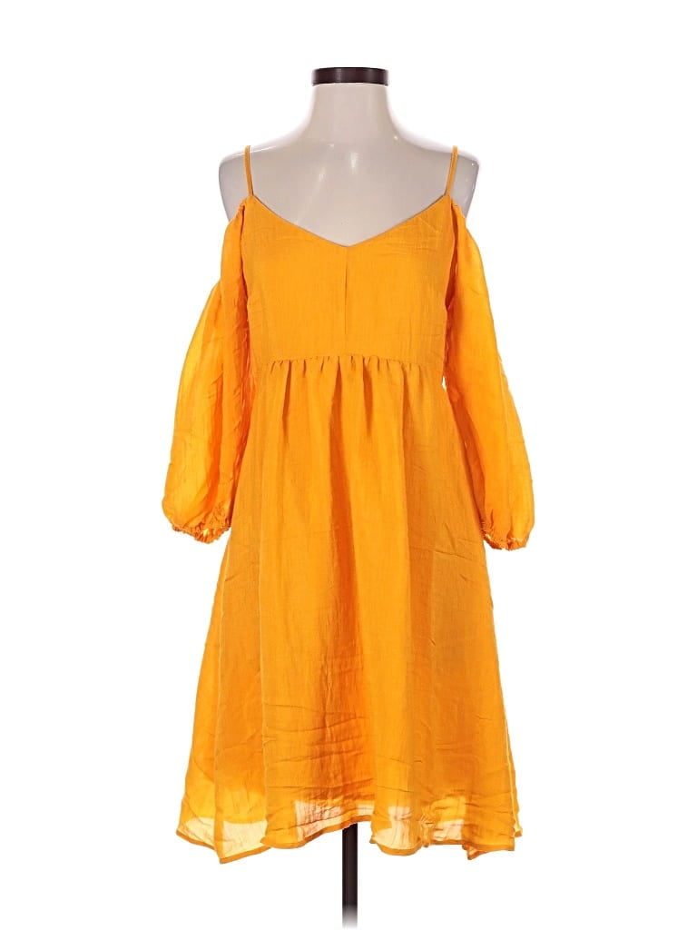 Pre-owned Moulinette Soeurs Casual Dress In Yellow