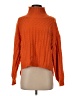Rain + Rose Orange Turtleneck Sweater Size S - photo 1