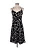 Ann Taylor Graphic Black Cocktail Dress Size 4 (petite) - photo 1
