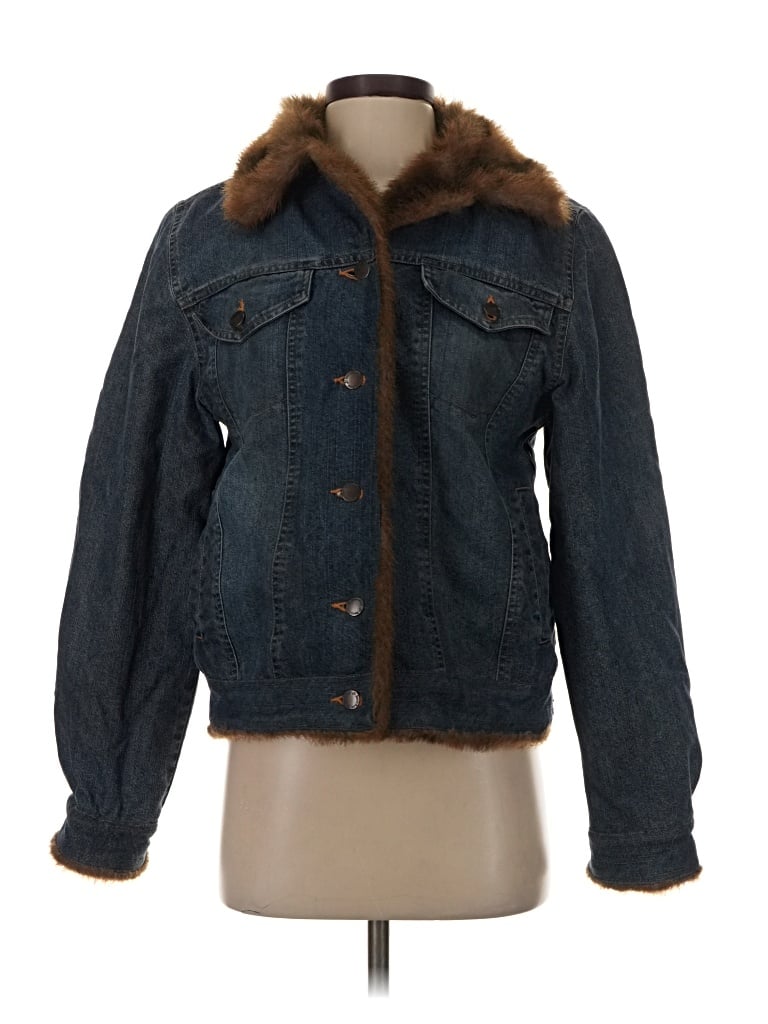 Pre-owned St. John's Bay Denim Jacket In Blue