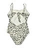 Aerie Animal Print Ivory One Piece Swimsuit Size SmL - photo 2