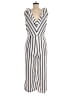 Frank Lyman Design Stripes Ivory Jumpsuit Size 10 - photo 2