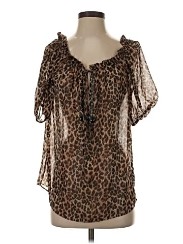 Moda International Short Sleeve Blouse (view 1)