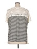 Adiva Ivory Short Sleeve Top Size 1X - photo 2