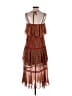 Rebecca Minkoff 100% Polyester Paisley Red Cocktail Dress Size 2 - photo 2