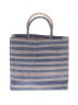 Agnes B. 100% Cotton Stripes Blue Tote One size - photo 2