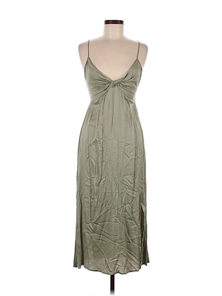 Pre-owned Final Touch Casual Dress In Green