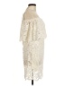 Gold Hawk Ivory Cocktail Dress Size M (estimated) - photo 4