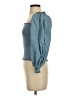 Kourt 100% Cotton Blue 3/4 Sleeve Blouse Size M - photo 5
