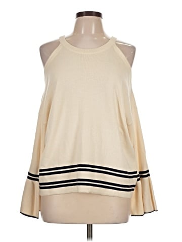 Knitted & Knotted Pullover Sweater (view 1)