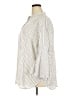 Chaps Stripes Ivory 3/4 Sleeve Button-Down Shirt Size 2X - photo 5