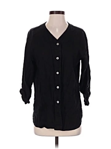 Jaclyn Smith 3/4 Sleeve Button-Down Shirt (view 1)