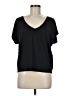 Blanc Noir Black Short Sleeve Top Size M - photo 1