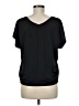 Blanc Noir Black Short Sleeve Top Size M - photo 2