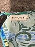 Rhode 100% Cotton Paisley Teal Cocktail Dress Size 6 - photo 7