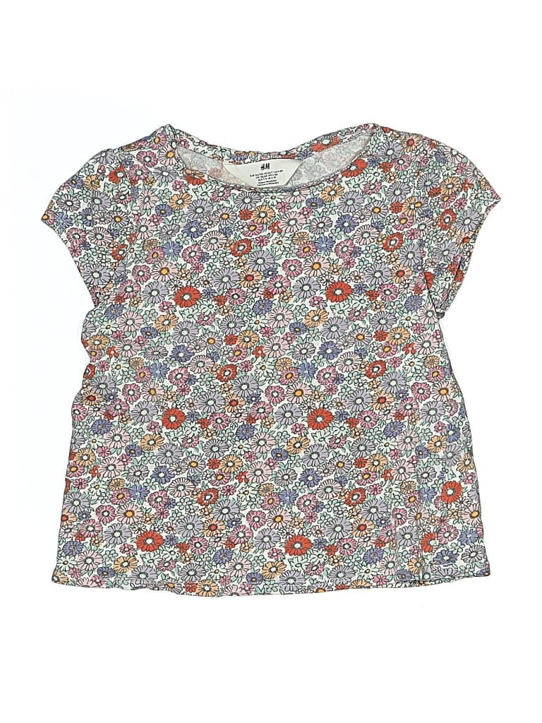 Pre-owned H&m Kids' Short Sleeve T-shirt In Blue