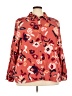 D&Co. 100% Viscose Floral Orange 3/4 Sleeve Blouse Size 3X - photo 1