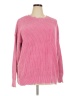 Fashion Nova 100% Cotton Pink Pullover Sweater Size 2X - photo 1
