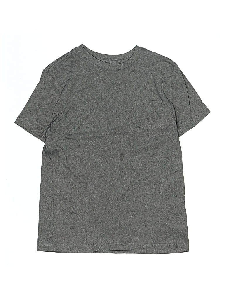 Pre-owned Crewcuts Kids' Short Sleeve T-shirt In Gray