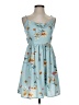 Xhilaration 100% Polyester Blue Casual Dress Size S - photo 1