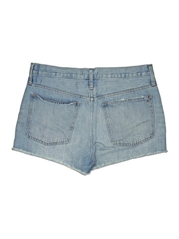 Madewell Relaxed Denim Shorts in Homecrest Wash: Ripped Edition (view 2)