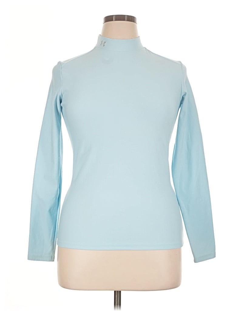 Pre-owned Under Armour Long Sleeve Turtleneck In Blue