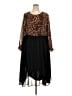 BLOOMCHIC 100% Polyester Animal Print Black Cocktail Dress Size 22 - photo 1