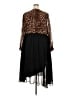 BLOOMCHIC 100% Polyester Animal Print Black Cocktail Dress Size 22 - photo 2