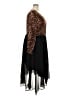 BLOOMCHIC 100% Polyester Animal Print Black Cocktail Dress Size 22 - photo 4