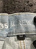 J.Crew 100% Cotton Stripes Blue Jeans Size 35 waist - photo 4