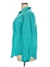 ECI 100% Polyester Teal Long Sleeve Blouse Size XXL - photo 5