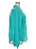 ECI 100% Polyester Teal Long Sleeve Blouse Size XXL - photo 4