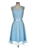 Assorted Brands Blue Cocktail Dress Size L - photo 1