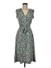 Leota Print Green Casual Dress Size M - photo 1