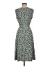 Leota Print Green Casual Dress Size M - photo 2