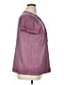 Torrid 100% Cotton Purple Short Sleeve Top Size 1X Plus (1) - photo 4