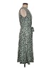 Leota Print Green Casual Dress Size M - photo 4