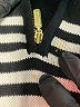 Karen Scott 100% Cotton Stripes Black Pullover Sweater Size XL - photo 8
