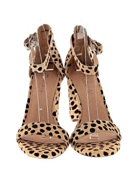 Madewell The Brooke Ankle-Strap Sandal in Spotted Calf Hair (view 2)