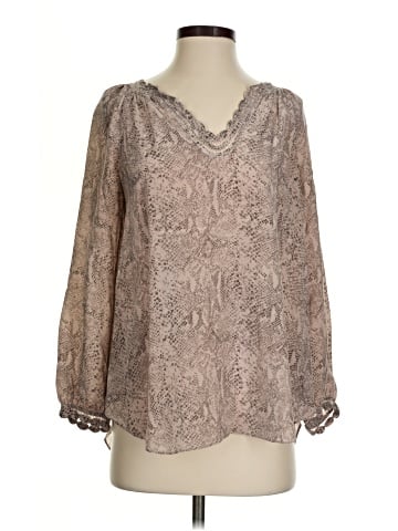 Rebecca Taylor 3/4 Sleeve Silk Top (view 1)