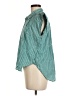 Marea by Liz Joy Teal Sleeveless Button-Down Shirt Size M - photo 5