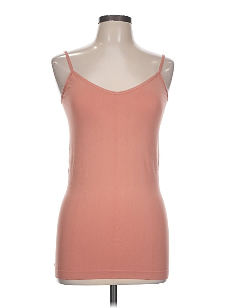 Pre-owned Apt. 9 Tank Top Orange Strapless Neckline Tops