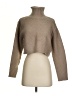 Elodie Tan Turtleneck Sweater Size S - photo 1