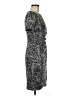 DKNY Graphic Gray Cocktail Dress Size 6 - photo 4