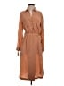 Vince. 100% Silk Tan Casual Dress Size S - photo 1