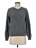Lucky Brand 100% Cotton Solid Gray Pullover Sweater Size S - photo 1