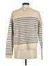 Ann Taylor LOFT 100% Cotton Stripes Tan Pullover Sweater Size M - photo 2