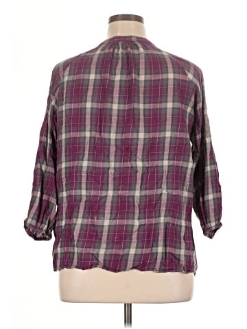 Inked & Faded 3/4 Sleeve Blouse (view 2)